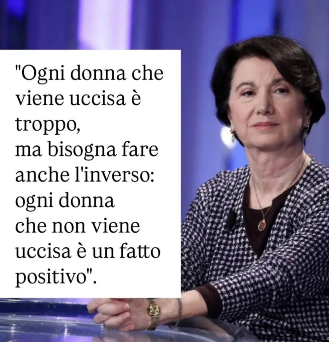 CucchiRiccardo's tweet image. Donne, sappiatelo: se un uomo non vi uccide &quot;è un fatto positivo&quot;. Lo afferma la Ministra Roccella. 
Stiamo precipitando in un baratro.