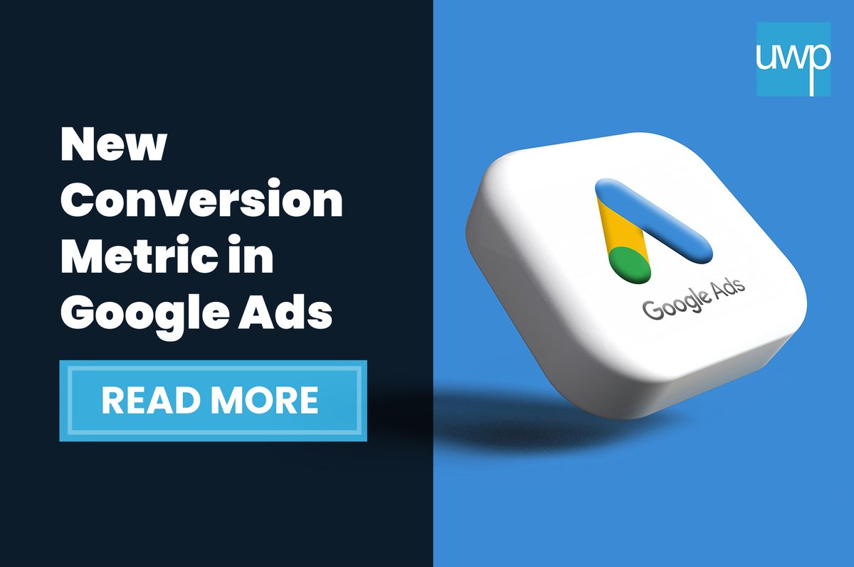 UWPgroup's tweet image. Google just added a new way to track Ads performance 📊

@sengineland explains what it means and why it matters:

UWP can handle your PPC!

👉 ow.ly/CrR150XwMvf 

#googleads #ppc #conversiontracking