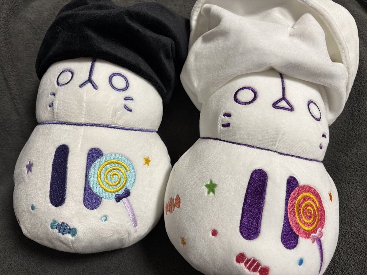 しらぬいさま専用 おばけしらぬい届きました✨️ 去年のホワイトとお揃いだ〜👻 応援