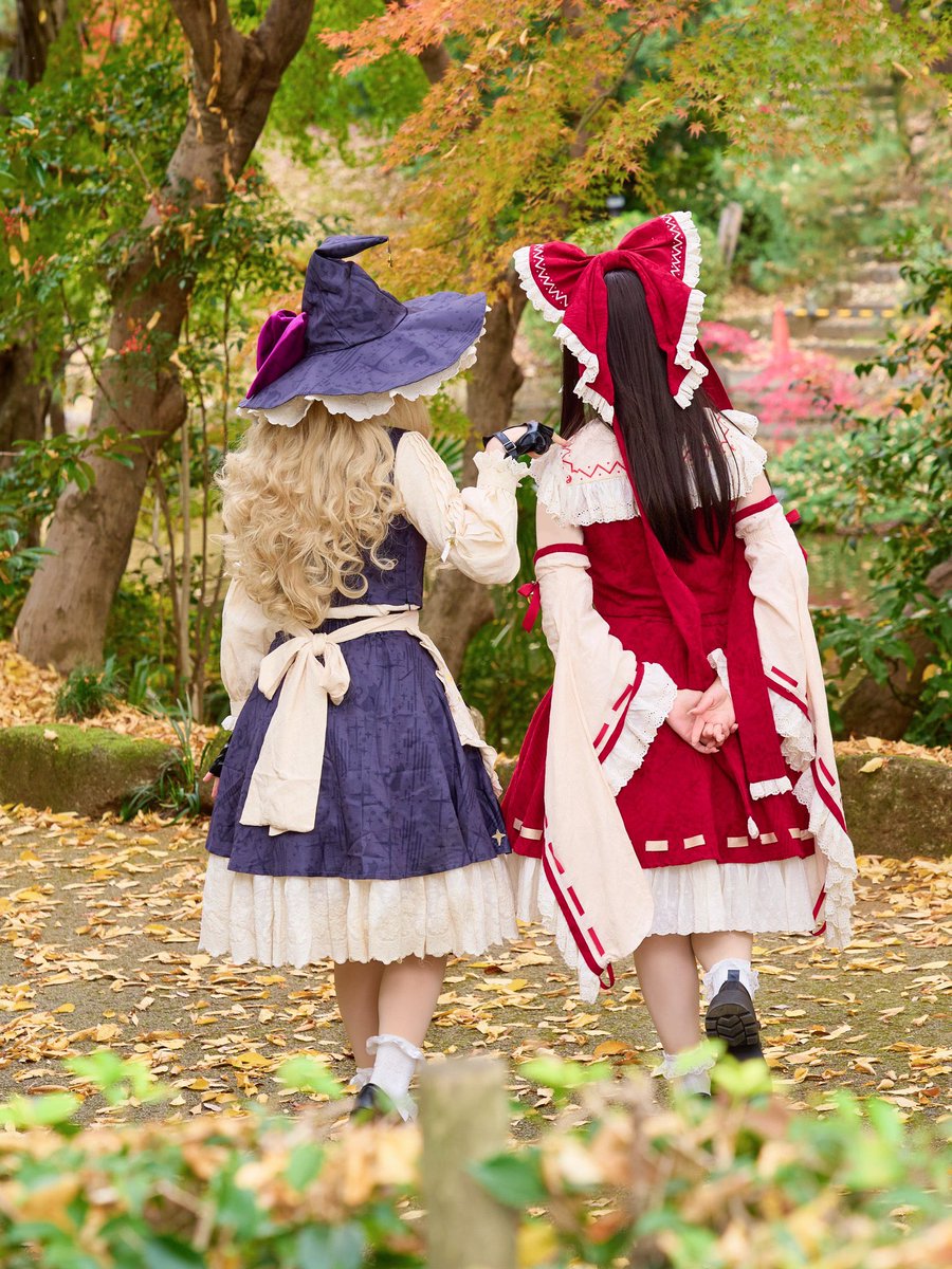 chiru_2783's tweet image. いつもの帰り道､､､🍁🍁

 #東方Project
 #東方Projectコスプレ  #cosplayer