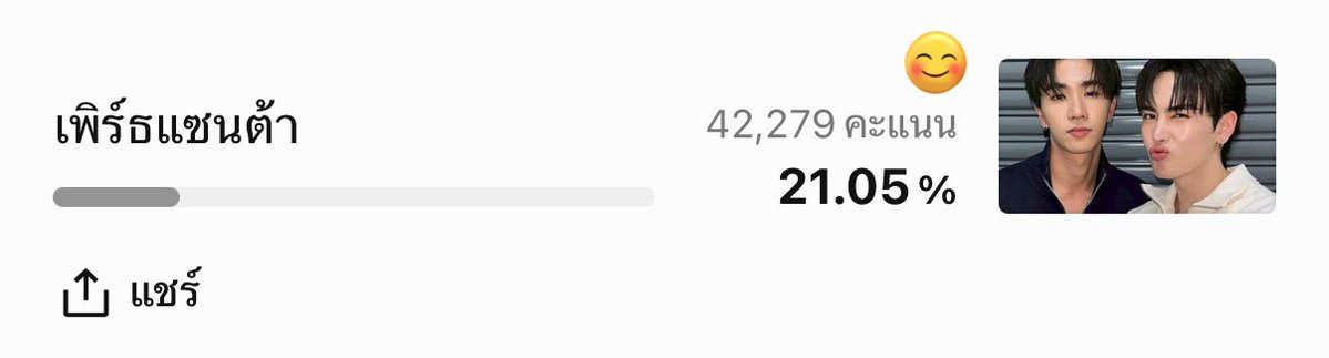 🗳️มาโหวตให้เพิร์ธแซนต้ากันค่ะ

LINE TODAY Poll Of The Year 2025
📍ตั้งแต่วันที่ 1-30 พ.ย. 2025

รางวัลเพลงฮิตแห่งปี2025
อยู่ไม่ไหว (BE WITH ME)
🔗liff.line.me/1454988218-Njb…

รางวัลคู่จิ้นBoy Love แห่งปี2025
🔗liff.line.me/1454988218-Njb…

#VoteForPS
#PerthSanta #เพิร์ธแซนต้า