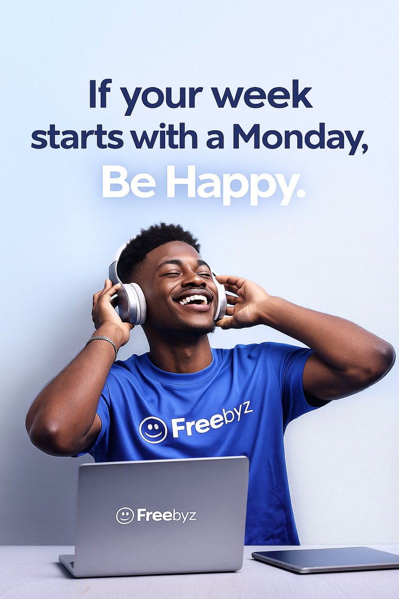 FreebyzHQ's tweet image. If your Week starts with a Monday, you need to be celebrated. 
At Freebyz, we help you access Work from home jobs.
When you work from home, you can still be vibing on Monday. 
You wa
Wanna check out available tasks to complete &amp;amp; earn? 
freebyz.com
#remotejob #freebyz