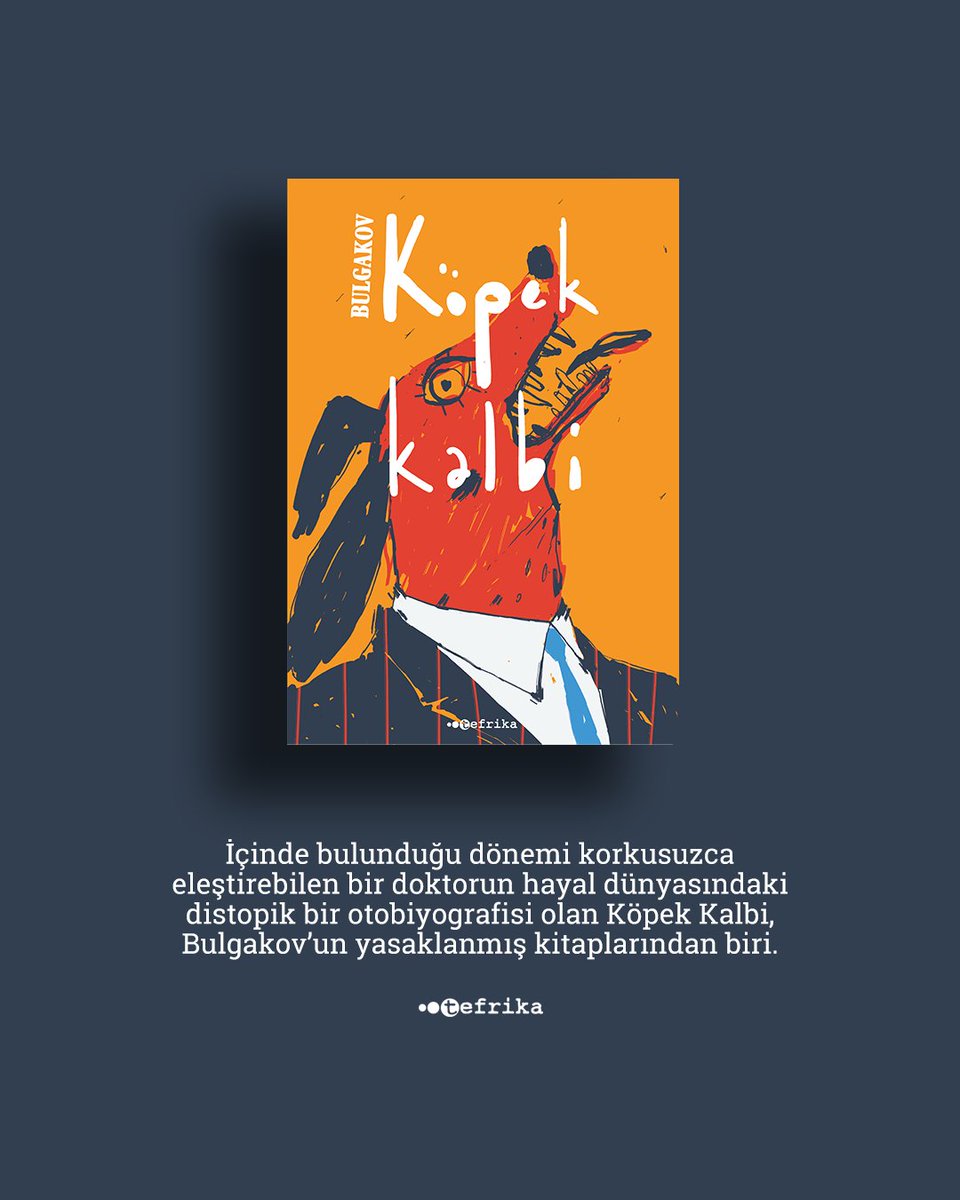 tefrikayayin's tweet image. Profesör Filipp Filippoviç’in kobay olarak kullanmak üzere yanına aldığı bir köpeğin üzerinde yaptığı deney sonucu ortaya çıkan canlı, hiç de Filippoviç’in tahmin ettiği varlık değildir. Köpek insanlaşmıştır…
#tefrikayayınları #edebiyat #köpekkalbi #bulgakov