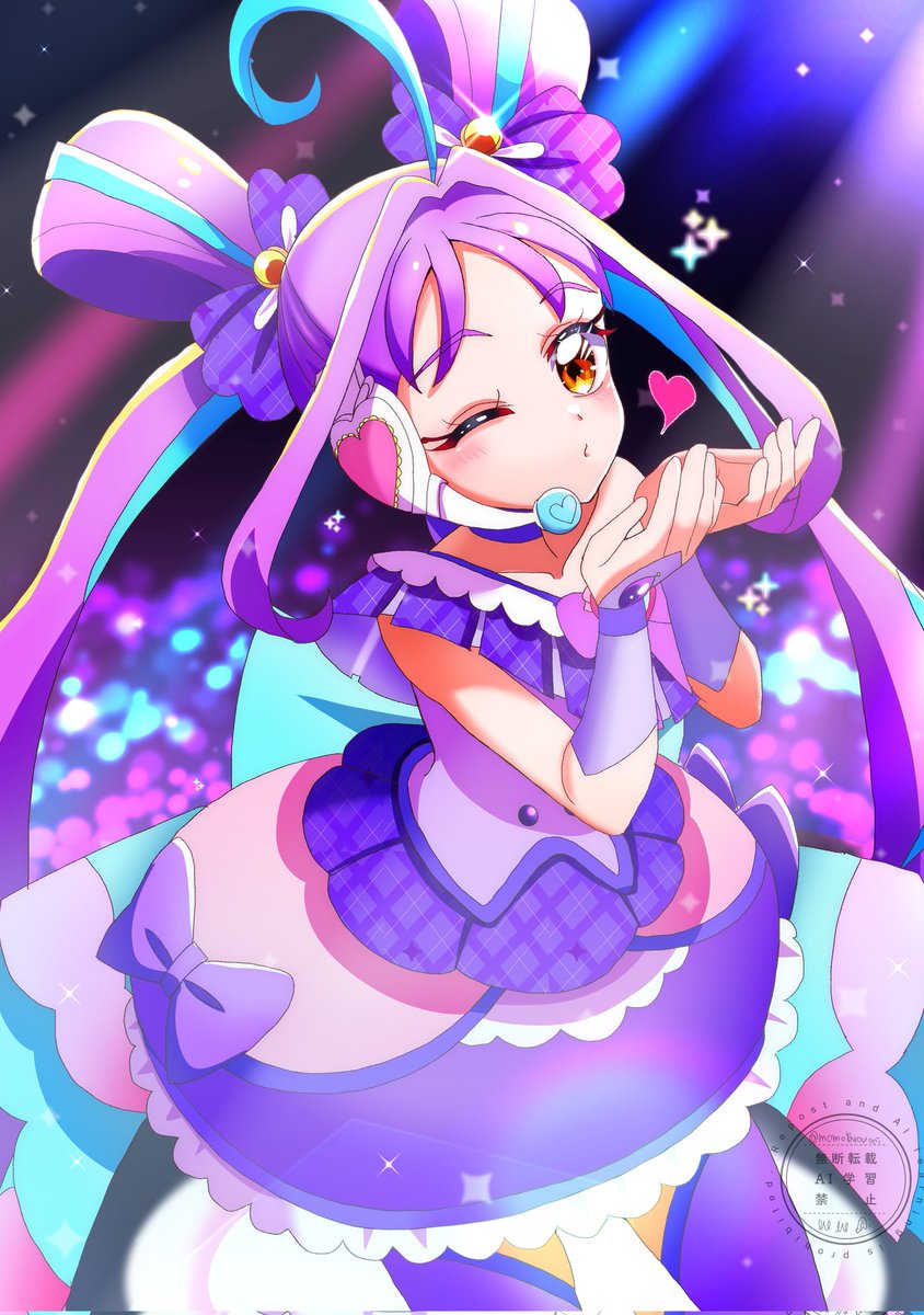 💜心キュンキュンしてます！💜 一日一絵 1074日目