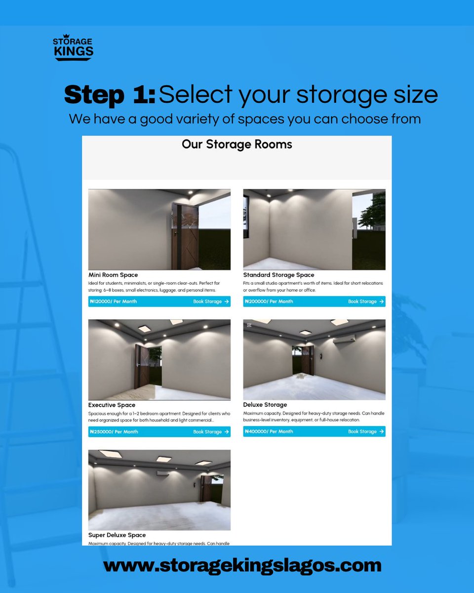 KingsLagos's tweet photo. Booking storage is now seamless on our website!
Just Visit → Choose Unit → Pay → Move In.
No stress, no calls needed.
👑 https://t.co/eOyYVoYaXu
📞 09134444834
#storagekingslagos#seamless#Bookingmadeeasy#Securestorage#movewithease https://t.co/4fDNFodPNr