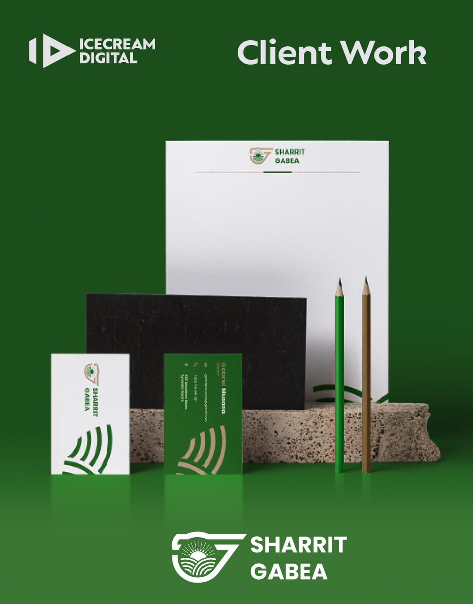 icecreamdigital's tweet image. ✨ Sharrit Gabea remains one of our long-standing clients, and bringing their letterhead design to life was another exciting project we’re proud of.
Here’s to creativity, trust, and partnerships that keep growing. 
#IDS
#WorkDone 
#SharritGabea 
#BrandDesign
#patlama 
#WONDERING