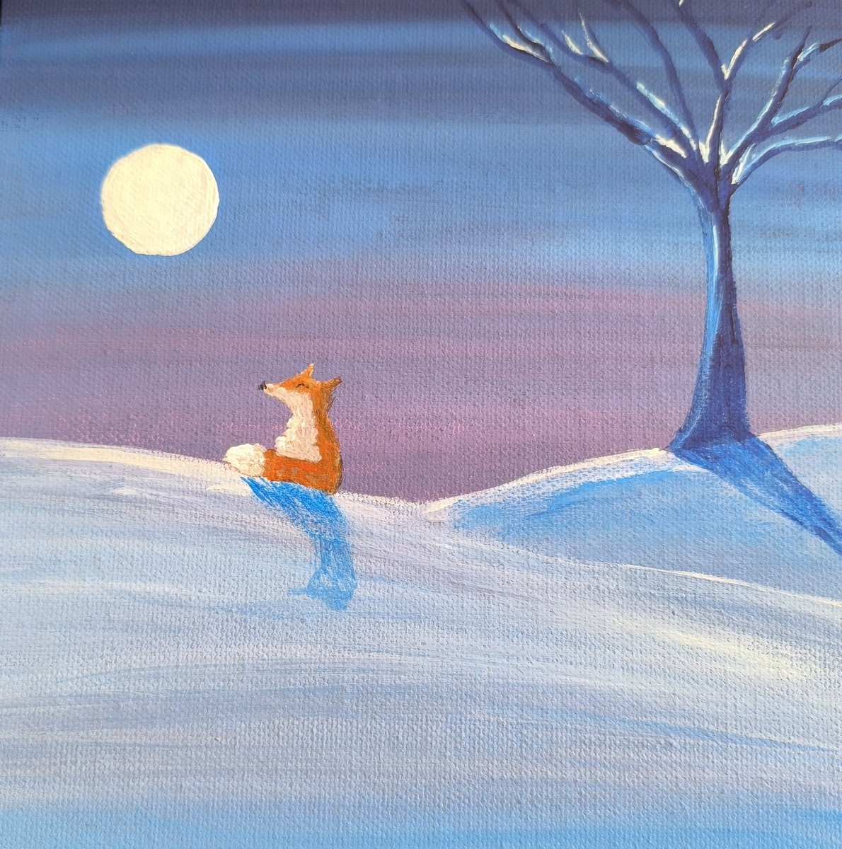 magnumlady's tweet photo. Another 8x8 inch acrylic painting 
€30 in aid of @catlowry54 animal rescue 
I'll cover postage within Ireland. https://t.co/yq5xUFRvK4