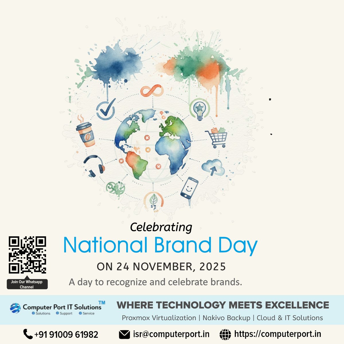 computerportit's tweet image. 🎨 Celebrating #NationalBrandDay!

Brands that deliver excellence, innovation &amp;amp; trust make all the difference. At Computer Port IT Solutions, we&apos;re proud to be your trusted partner in:
🔹 Proxmox Virtualization
🔹 Cloud &amp;amp; IT Infrastructure
#ComputerPortIT#Proxmox #TechExcellence