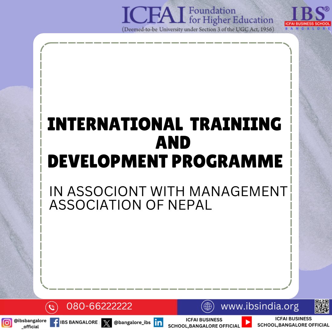 bangalore_ibs's tweet image. Empowering EPF Support Staff with skills that inspire growth. 
Our International Training &amp;amp; Development Program boosts identity, communication, emotional intelligence &amp;amp; social connection for a stronger future. 
#Training #ProfessionalDevelopment #icfai #ibsb #ibsbangalorecampus