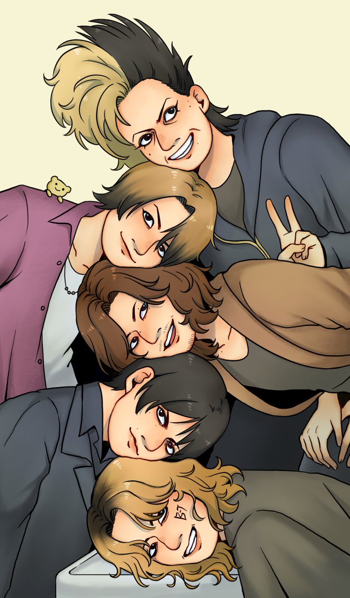 Forever five… 💗

#BUCKTICK
#櫻井敦司
#今井寿
#星野英彦
#樋口豊
#ヤガミトール