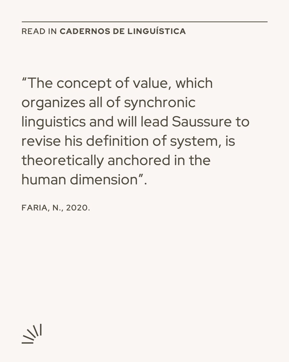 Whitney calls language a social institution. Saussure calls it an institution with no counterpart. Núbia Rabelo Bakker Faria tracks how this shift opens the way for a formal view of linguistic systems.
#linguistics
doi.org/10.25189/2675-…