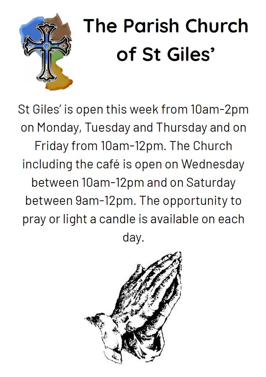 CofEPontefract's tweet image. Please don&apos;t forget that St Giles is open during the week for private prayer and the lighting of candles. Anyone is more than welcome to call in. #Pontefract @PontefractCivic @LeedsCofE @churchofengland