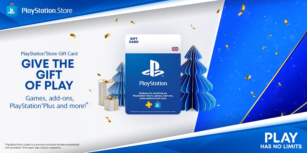 MonsterShopUK's tweet image. Get ready, gamers — Black Friday is almost here! 🎮 

Stock up early on PlayStation Store Gift Cards and be prepared for massive discounts on your favourite titles. They’re perfect for treating yourself or gifting to friends and family this Christmas 🎁 

And guess what? Our…