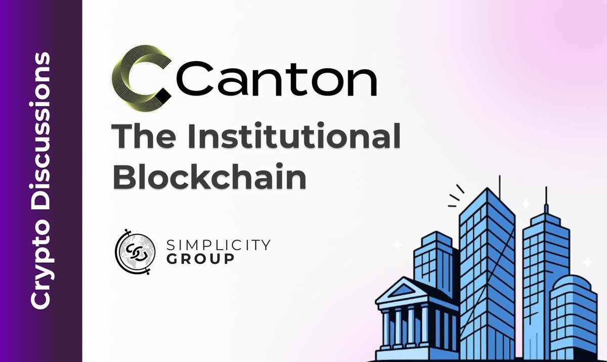 SimplicityWeb3's tweet image. Canton: The Institutional Network.

With @CantonNetwork launch last week, we decided to cover it again.

Canton is quickly becoming the most significant institutional blockchain in the market, with over 6 trillion dollars in tokenized assets, rising daily activity, and a…