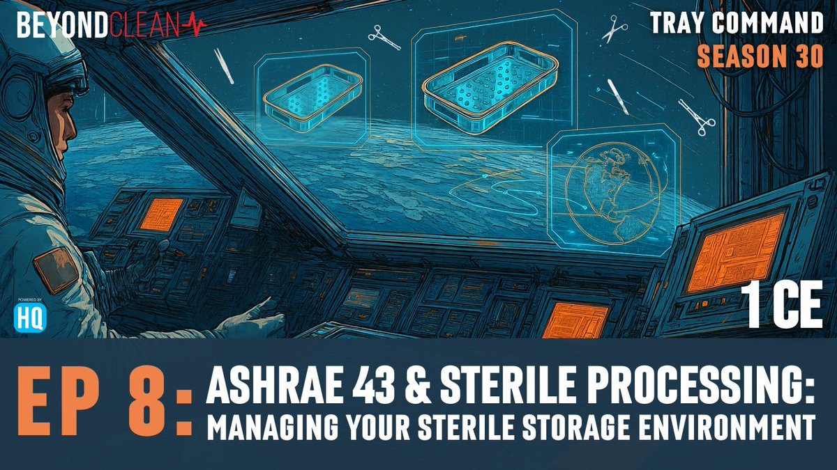 BeyondCleanInfo's tweet image. 🎧 Don’t miss our Season 30 Finale Episode—Tune in Here: educate.beyondclean.net/3Mjf8ct

After finishing this interview, earn your 1 CE credit immediately by passing the short quiz linked here: educate.beyondclean.net/49w0rwu

#BeyondClean #SterileProcessing #TrayCommand #ASHRAE43