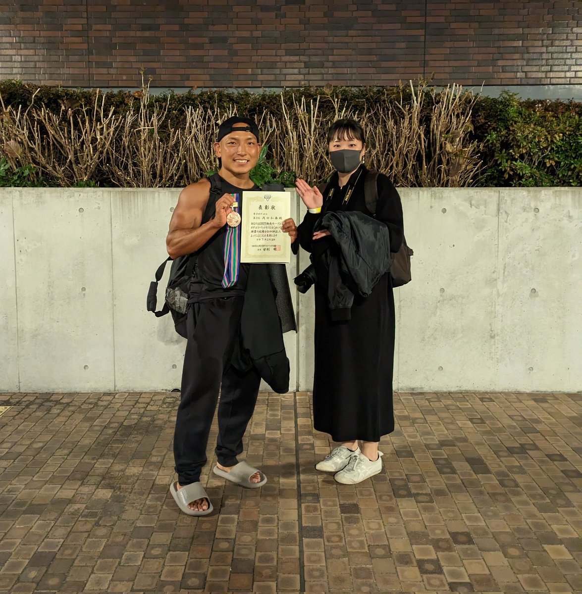 べいべ🫶
70人もいた中でよくやった🫶

3位おめでとう！！！素晴らしい

2次通過してから決勝審査は安心して観れた

#JBBF
#湘南オープン
#ボディビル
#サイレントべいべ