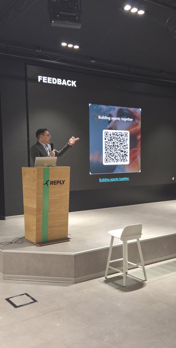 cluster_reply's tweet image. 🚀 Si è conclusa ieri la seconda edizione dell’#hackathon Building agents together.  
📷 Complimenti ai vincitori: @Italtel
📷#Microsoft per il supporto. 
📷 Prossima edizione: 4 dicembre.    #Agents