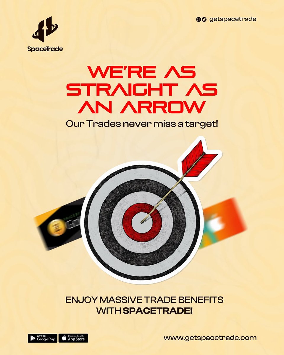 Like an arrow, we move fast, stay sharp, and always hit the mark! 🎯🚀

Trade smarter, earn faster, and stay ahead with Space Trade 😊
