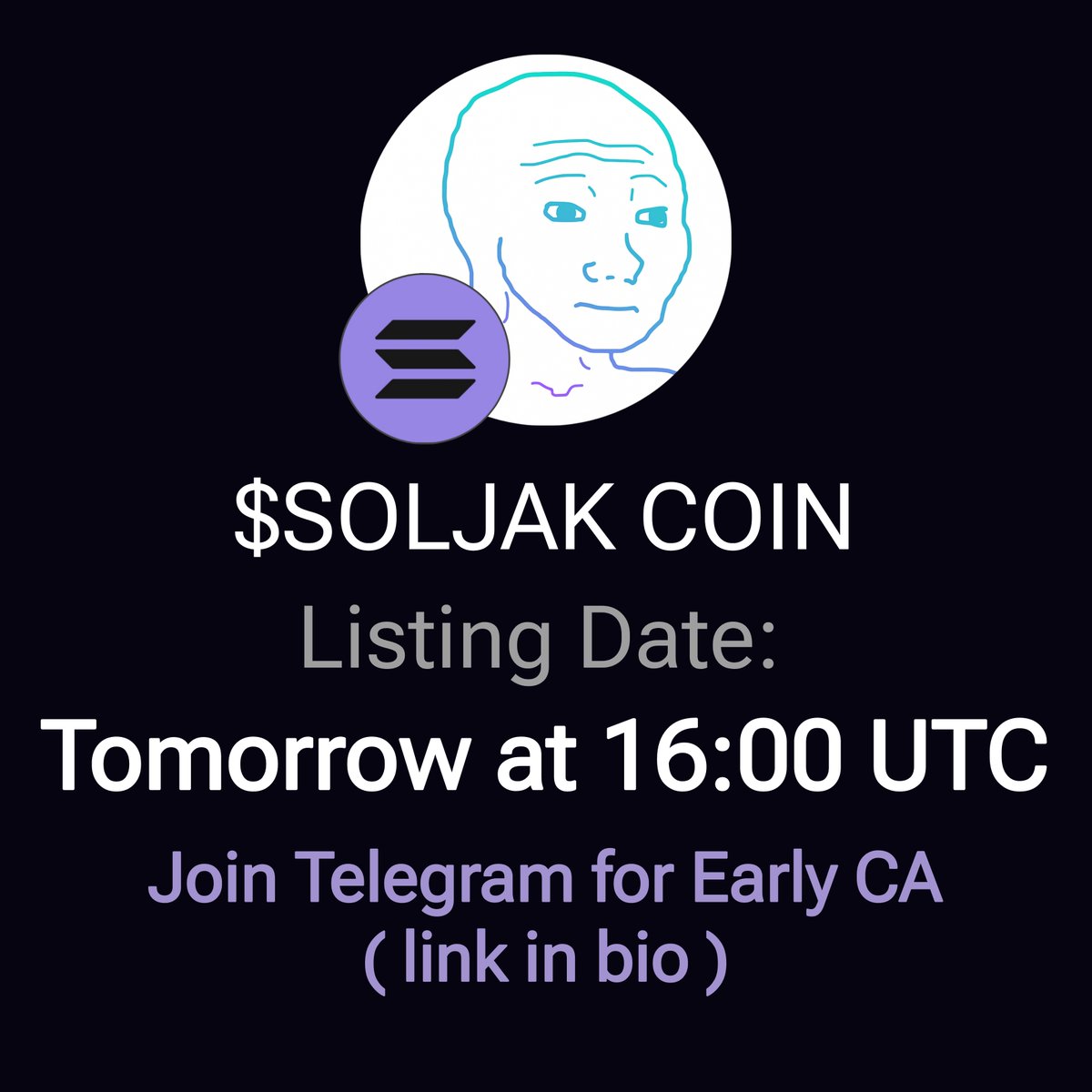 SoljakSol's tweet image. CLAIM 2,000,000 $SOLJAK 

STEP 1 : 💟 &amp;amp; 🔁 + Follow 🔔

STEP 2 : Drop your $SOL wallet

First 1500 wallets gets guaranteed airdrop 👀
#SolanaAirdrop