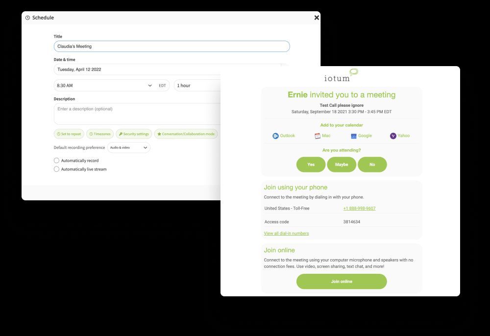iotuminc's tweet image. #Embed real-time video conference on your website and mobile apps with iotum’s video conference API. Learn more here buff.ly/3WLKfQF

#videochat #video #embedvideo #embedded #embeddedvideo #softwaredevelopment #API #SDK #interactive #watchparty