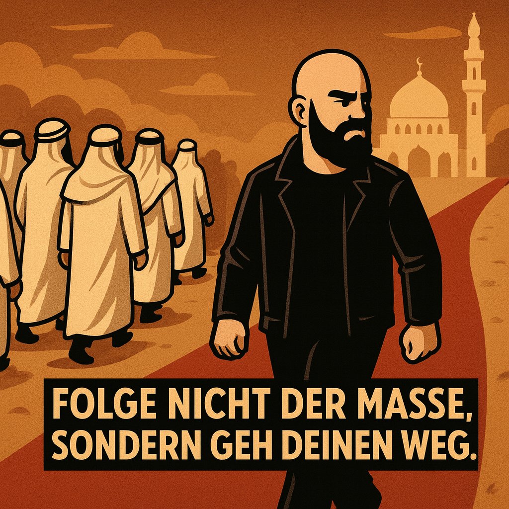 DerAntiCoach's tweet image. Alle laufen in dieselbe Richtung.
Gleiche Kleidung, gleiche Sprüche, gleicher „einziger richtiger Weg“.

Ich habe mir dieses Spiel lange angeschaut:
Wie Menschen lieber in der Masse untergehen, als einmal ehrlich zu sich selbst zu sein.
Hauptsache dazugehören. Hauptsache nicht…