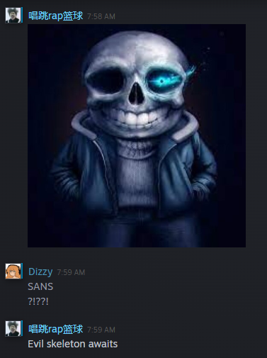 dizzymilkbag's tweet image. random guy added me on steam, started speaking rambles in chinese and  then sent me this ominous series of texts