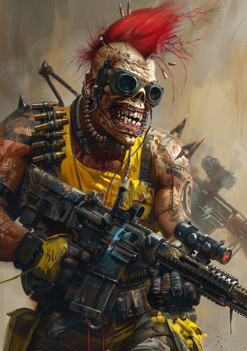 Biff leads the Hyenas. Biff is mean and very, very dumb. But sometimes meanness gets you a long way in the Rustlands.