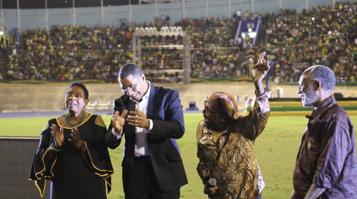 AndrewHolnessJM's tweet image. Today, Jamaica pauses to honour the life of the Honourable Jimmy Cliff, OM, a true cultural giant whose music carried the heart of our nation to the world.

Through timeless songs like Many Rivers to Cross, The Harder They Come, You Can Get It If You Really Want, and Sitting in…