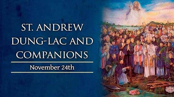CardinalJWTobin's tweet image. “The souls of the just are in the hand of God, and no torment shall touch them” (Wisdom 3:1). Saint Andrew Dũng-Lac and Companions, pray for us.