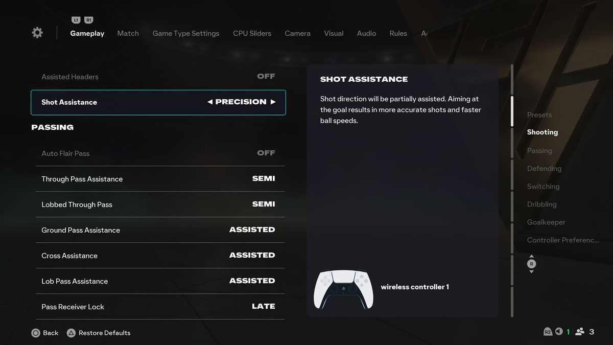 FutServicePro's tweet image. 🚨PRO SETTINGS ALERT🚨

Many of you ask about it, so here it is:
These are the passing settings our Pros use and yes, they ALL have this in common⚙️🔥

Combine it with Precision Shot and you’ll instantly feel the difference…
You WON’T miss 1v1s anymore. 🎯😮‍💨

#EAFC26 #FUTTips…