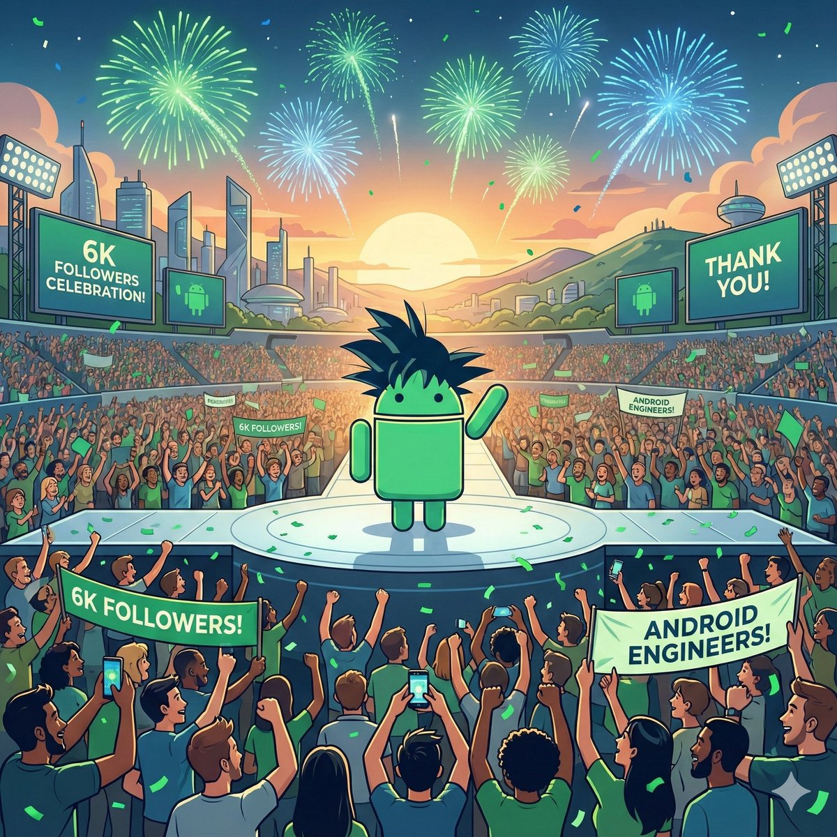 akshay81844's tweet image. 🎉 We just crossed 6,000 Android Engineers in this community! 💚
@androidweekly @AndroidDev @AndroidStudio @androidenginers #androidDev #kotlin #jetpackCompose