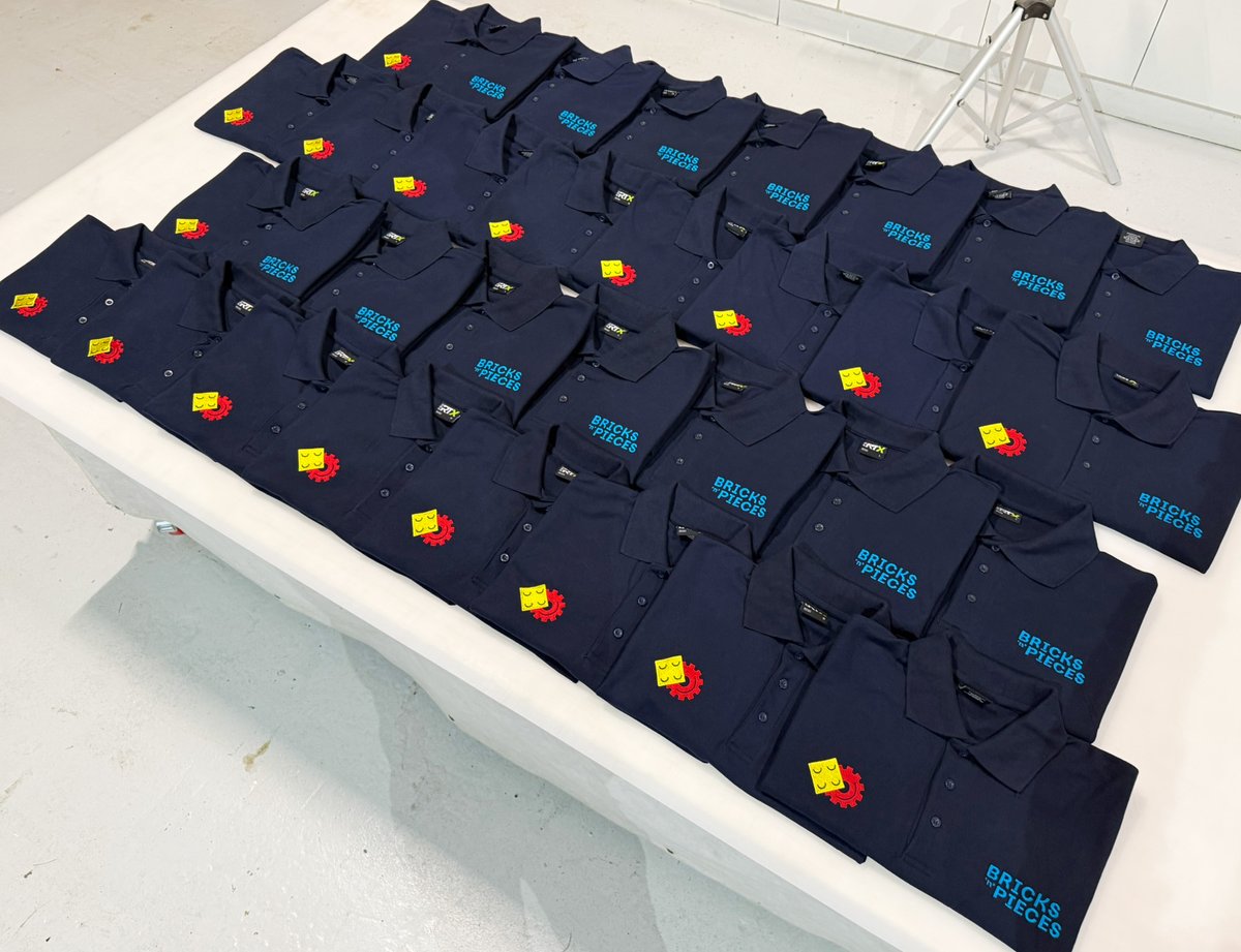 WizardEmb's tweet image. New business, fresh uniforms!
We’ve loved kitting out Bricks n Pieces #Lutterworth as they embark on their exciting new venture! ⚙️

#ProRTX Polos &amp;amp; Fleeces all embroidered on both chests
wizardembroidery.co.uk

#wizardembroidery #workwear #uniform #branding #newbusiness
