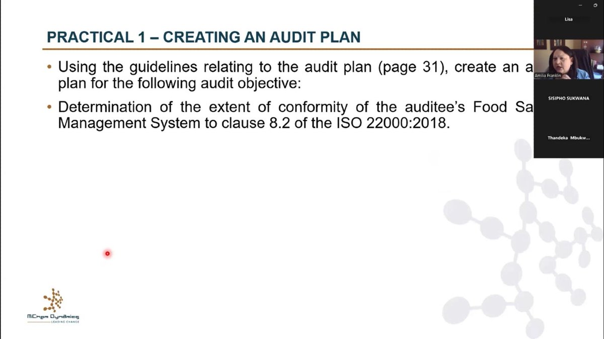 MiChemDynamics's tweet image. 🎉 FOOD SAFETY SUCCESS!
From Oct 22-24, our online HPCSA Accredited FSMS Training was a hit, led by Amilia Franklin! 
Ready for 2026?
Check our training calendar &amp;amp; register now! 🌟
👉michemdynamics.com/food-safety-se… 

#FoodSafetyTraining #HPCSAAccredited #MiChemDynamics #InternalAuditor