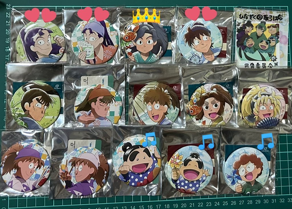 食満留三郎 下町散策 缶バッジ 22点 食満留三郎 下町散策 缶バッジ 22