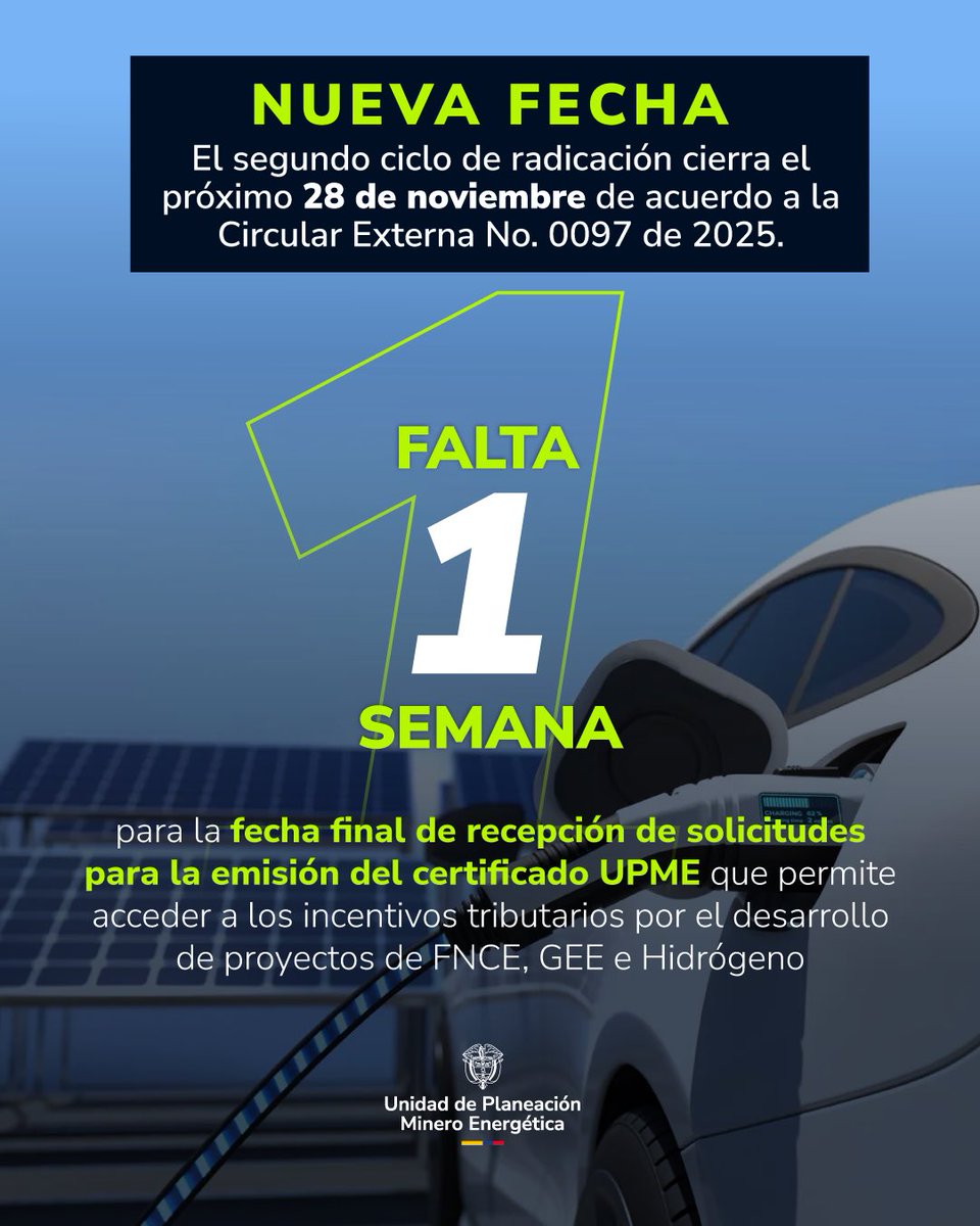 Unidad de Planeación Minero Energética - UPME tweet media