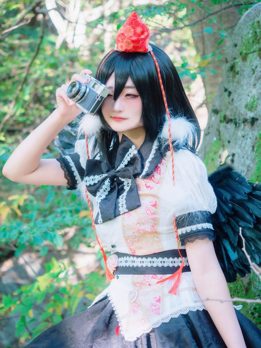 里に最も近い天狗 #東方project #射命丸文 #コスプレ