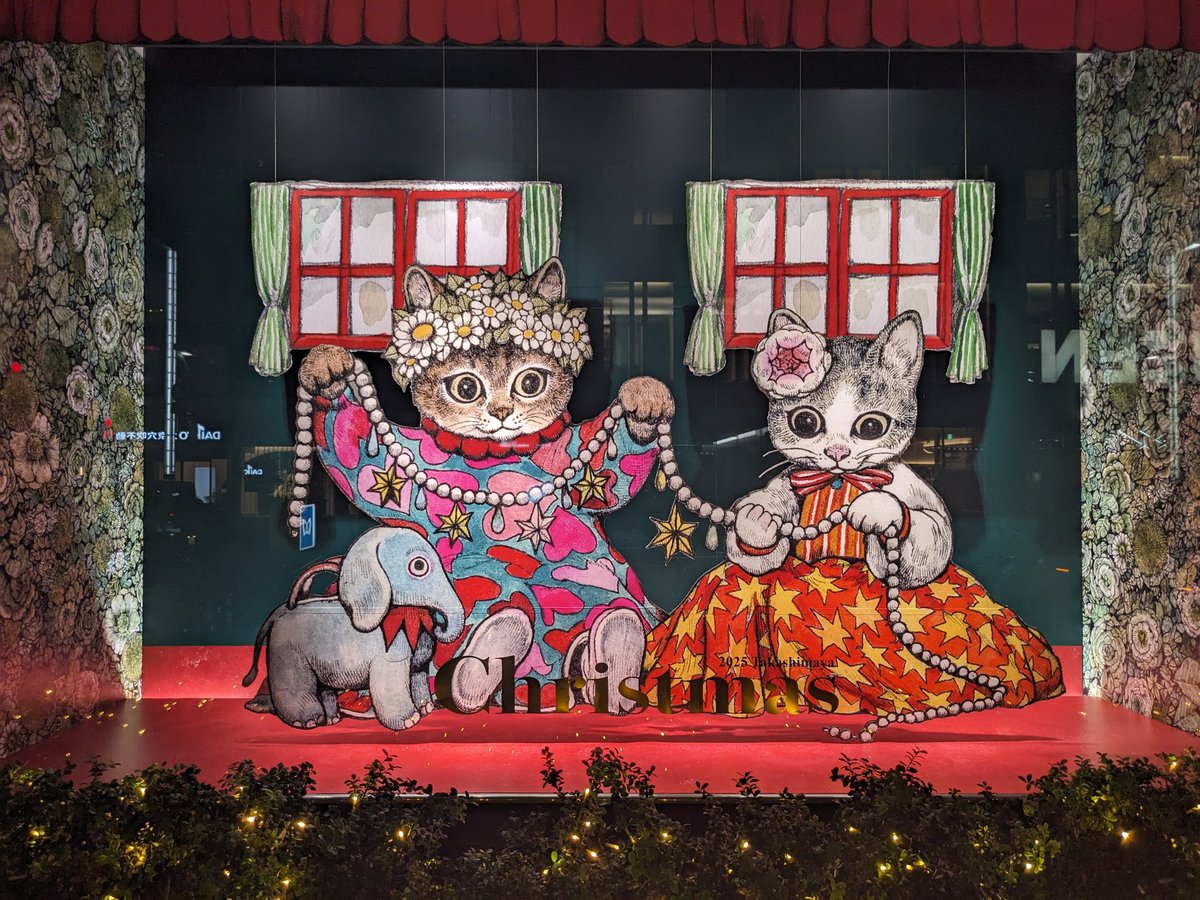 日本橋高島屋✖ヒグチユウコさんクリスマスコラボがニャンとも