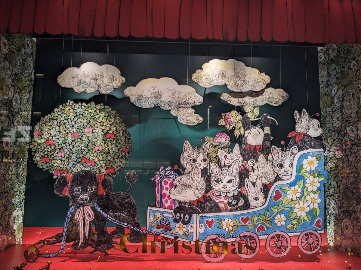 日本橋高島屋✖ヒグチユウコさんクリスマスコラボがニャンとも