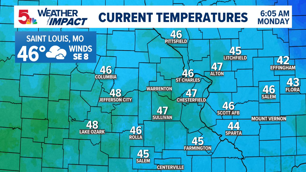 scottontvKSDK's tweet image. Here&apos;s a look at your early morning temps around the #STL area Forecast at ksdk.com/weather #stlwx #ksdkwx