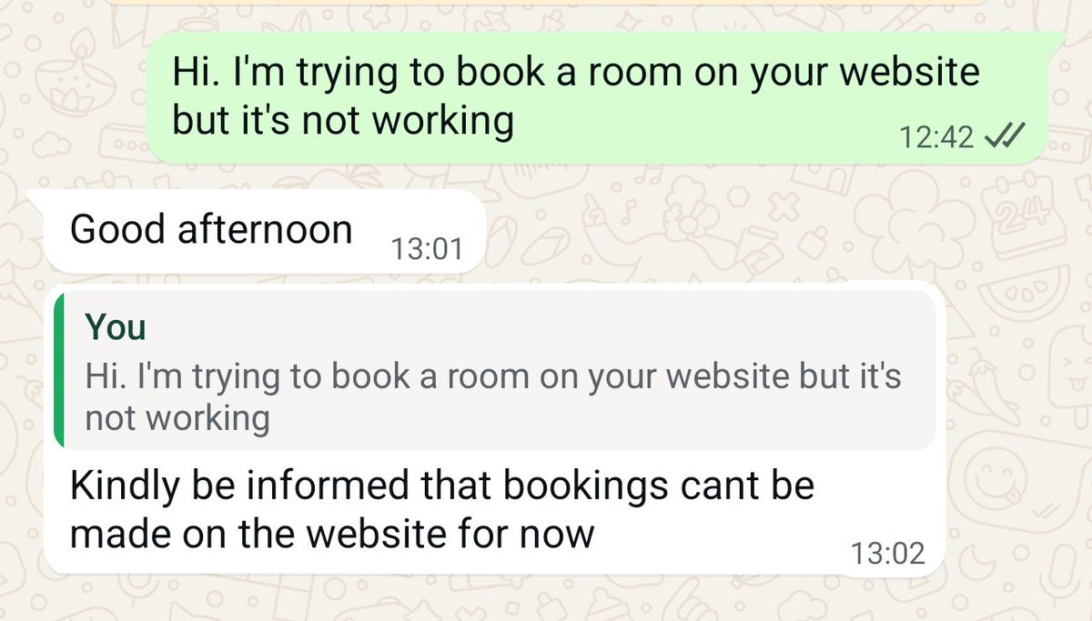 frontendTony's tweet image. No amount of customer service training can replace common sense, unfortunately