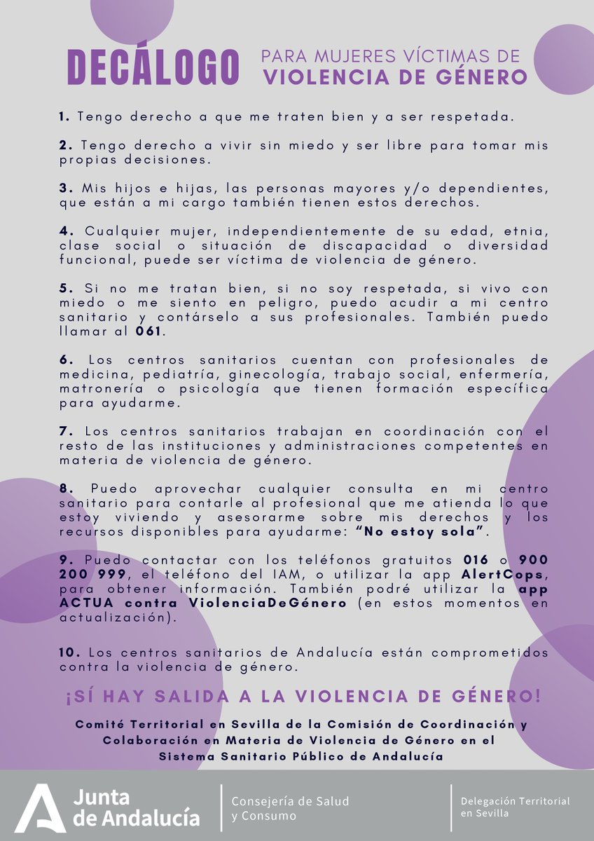 AytoBollullosM's tweet image. 💜 Por una sociedad libre de violencia de género 💜

👩‍⚕️ La enfermera comunitaria juega un papel clave: detecta señales de alerta, acompaña desde la escucha y la orientación, y promueve la sensibilización.

❤️‍🩹Porque prevenir es cuidar, y cuidar es proteger frente a la violencia.