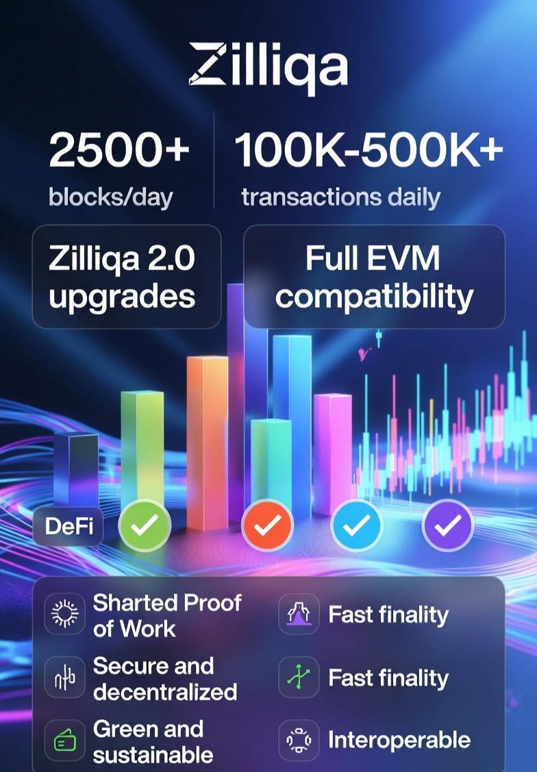 Zilliqa quietly crushing it in 2025 🔥
2,500+ blocks/day
100K–500K+ transactions EVERY SINGLE DAY
Zilliqa 2.0 + full EVM = DeFi &amp; payments on steroids
Most slept-on scalable L1 right now? 👀
Real-time proof → viewblock.io/zilliqa
#Zilliqa #ZIL #Crypto #Blockchain <a href="/zilliqa/">Zilliqa</a>
