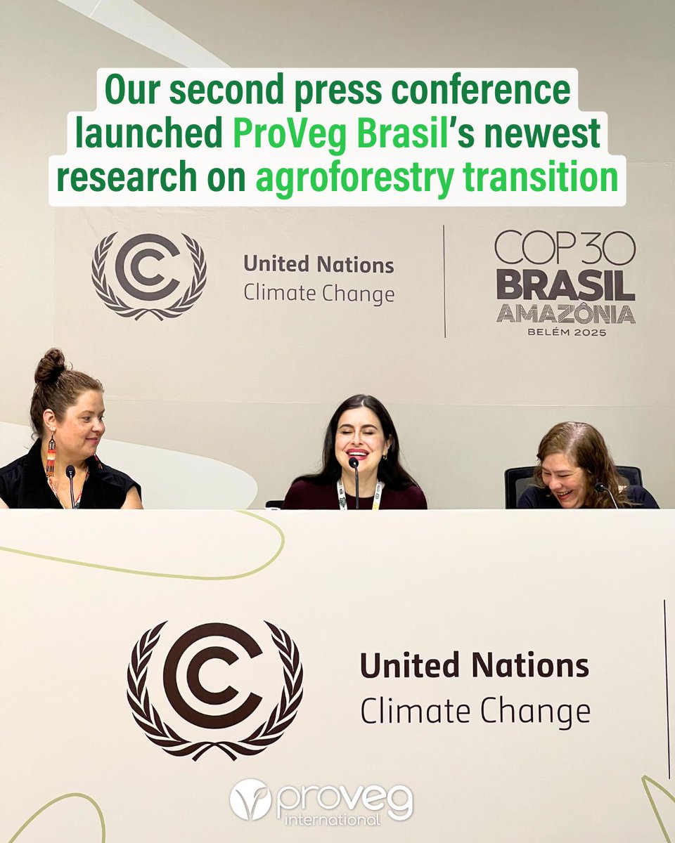 ProVeg_Int's tweet image. #COP30 has officially come to an end, and although the event abruptly closed on Thursday due to a fire, our team is safe and returning with meaningful insights from two intense weeks in Belém, Brazil. 🌎✨ Check out what we&apos;ve been up to:
