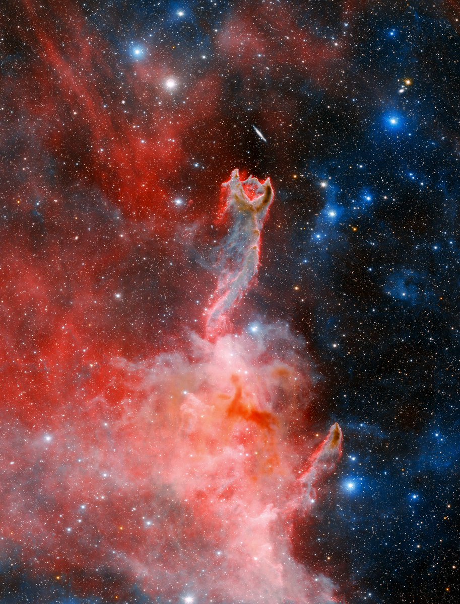 A Nebula that extends its hand into space