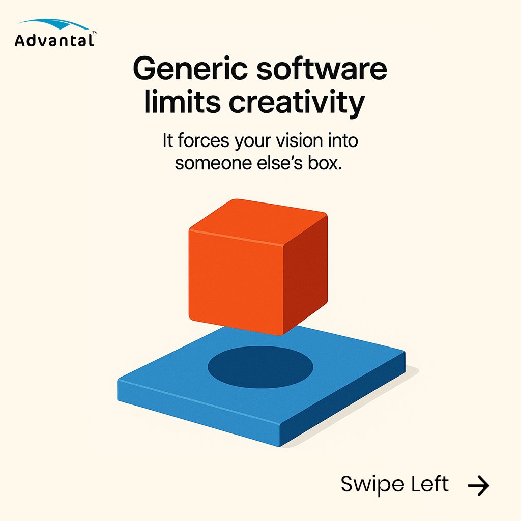 Advantal's tweet image. You can’t run high-stakes operations on low-flexibility tools. 
Not in #defence, #telecom, or enterprise. 
Custom tech fits YOUR world, keeping you faster, safer, ahead.
Share your vision — and get a free consultation on the tech that works for YOUR business.
sales@advantal.net
