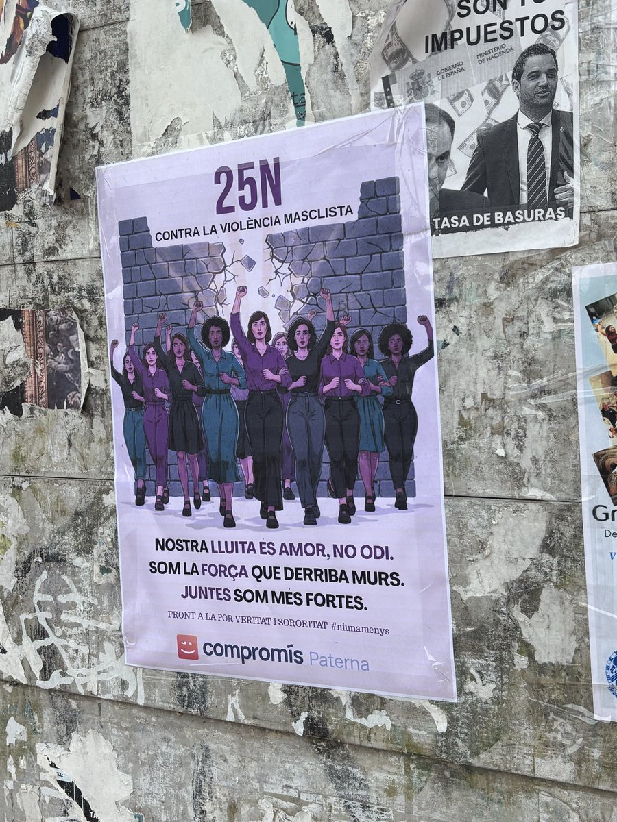 💜 Negar la violència masclista no la fa desaparéixer.

🟠 Hui iniciem la campanya per continuar concienciant de la importància de la lluita contra aquesta xacra.

#25N #NiUnaMenys #StopViolènciaMasclista