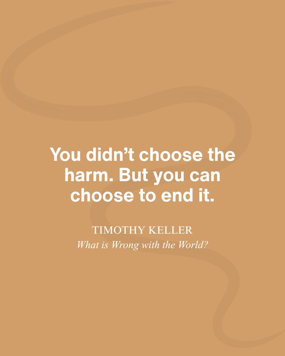 timkellernyc's tweet image. Some sin doesn’t start with us but lives through us until we break the cycle. Grace makes space for a new story. Repentance can look like disruption. Healing can be holy. Discover more: buff.ly/NgUDIy3

-Michael Keller