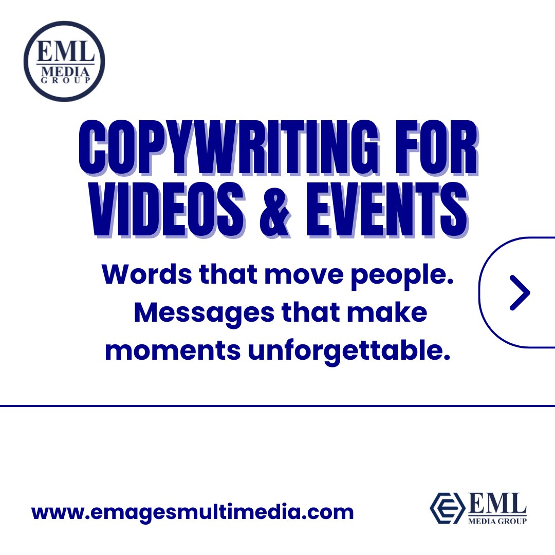 emagesmedia's tweet image. Great visuals attract.
Great copy converts

We write scripts for events, videos, voice-overs, promos, and more.

Visit; emagesmultimedia.com
OR Call; 09135000401 / 09135000404 
Email: services@emagesmultimedia.com

#Copywriting #BrandStorytelling #CreativeWriting