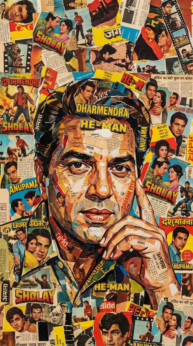 MeherRamesh's tweet photo. He-man of silver screen, Indian Cinema’s Respected Legend #Dharmender ji no more 🙏🏼 
My deepest condolences to Deol family 💐 omshanti 🙏🏼 https://t.co/Clcg2jO37Q