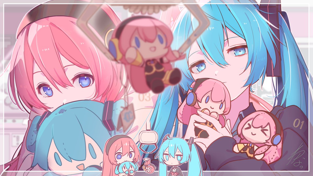 wanaxtuco's tweet image. ルカが好きなミクさん